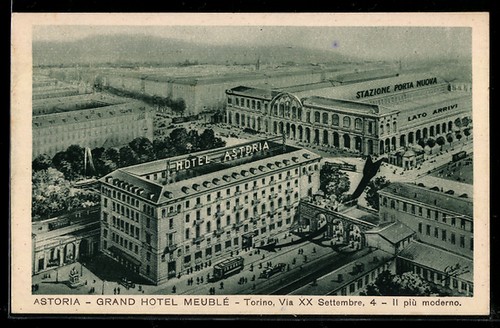 Cartolina torino grand hotel - grand,