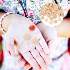  200 palline mezze tonde, mezze sfere di legno naturali, perline artigianali in