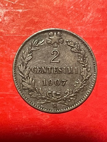 Moneta regno italia 1907 2 - moneta,