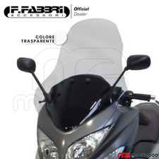 LASTRA PARABREZZA ALTO SENZA ATTACCHI FABBRI PER YAMAHA TMAX 500 2008 2009 2010