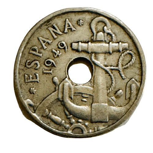1952 spagna centimos - 1952, km#