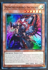 DEMONEFABBRO INCISORE Super Rara Italiano RA04-IT049 Fiendsmith Engraver YUGIOH