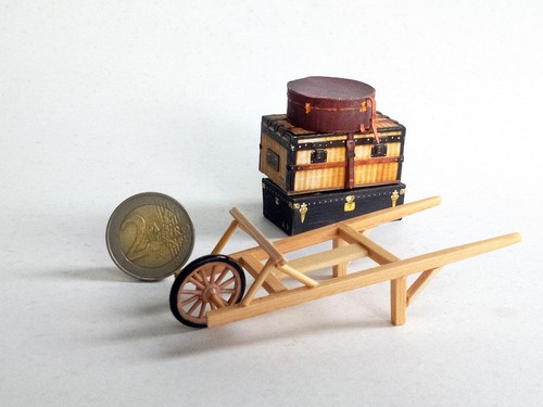 Carrello bauli miniatura - carrello, in