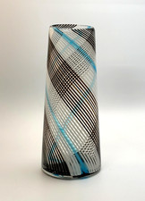 VASO Dino Martens Filigrana per Aureliano Toso anni 50-70 MURANO ITALIA 11 in