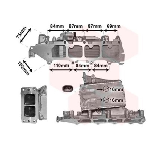 Van wezel intercooler - van,