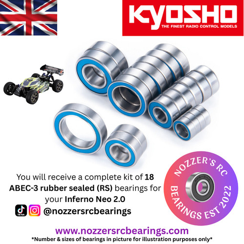 Kit cuscinetti completo kyosho - cuscinetti,