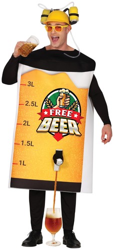 Costume birra gratis unisex