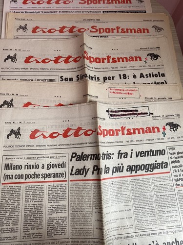Lotto giornali cavalli - 10,