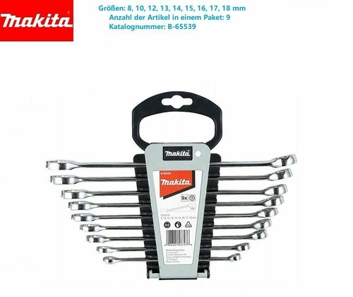Makita set chiavi - set, piatte