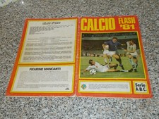 ALBUM CALCIO FLASH 81 COMPLETO BUONO TIPO CALCIATORI PANINI EDIS LAMPO MIRA 