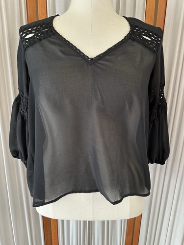 Camicia tunica top trasparente