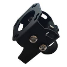 NAV LOCK Supp. nav. univ. regol. per moto mod. "Low" acciaio nero Garmin/TomTom