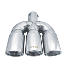 Simoni Racing TRX/109 Terminale rotondo 3 uscite acciaio inox - Universale