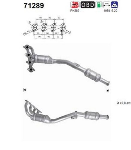 Cv catalizzatore per - 95,