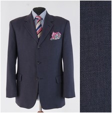 Mens Dark Grey Blazer 44R UK
