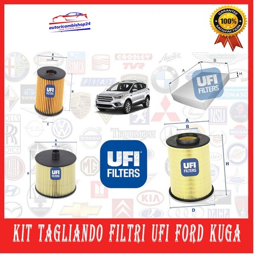 Kit filtri tagliando ufi - 4,
