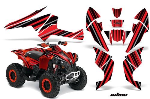 Kit grafico adesivi atv - atv, quad