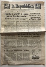 VINTAGE GIORNALE LA REPUBBLICA