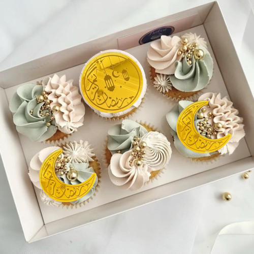 Dischi per cupcake ramadan - 6,