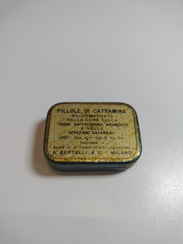 Scatola latta pillole - scatola,