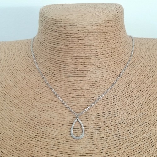 Collana catena argentata - collana,