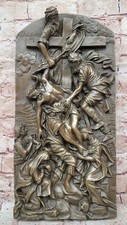 Statua In Bronzo Bas Relief