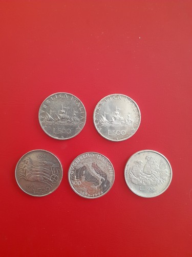 Lotto monete 500 - monete, lire