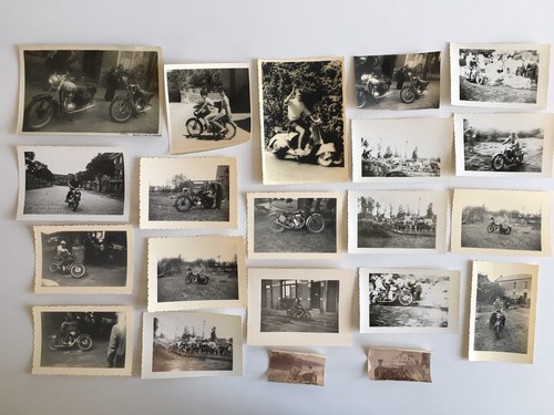 Lot ancienne photo moto - lot, 21