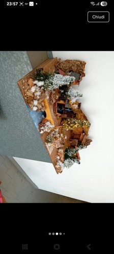 Presepe artigianale con - artigianale,