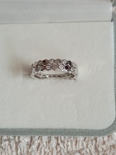 2 Anillos oro blan. 18k d