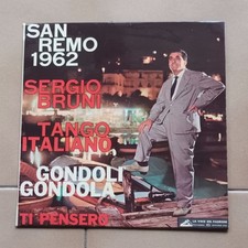 SERGIO BRUNI-San Remo 1962  EP
