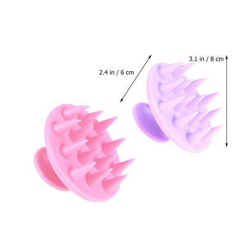 Spazzola capelli silicone - 2, pz
