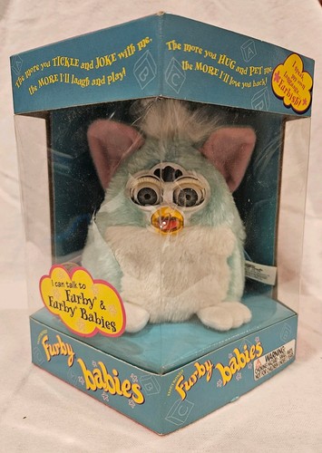 Baby blue furby - baby, 1999