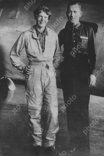 Amelia earhart and fred - fred, noonan