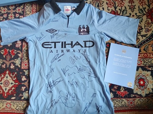 Maglia autografata manchester - maglia,