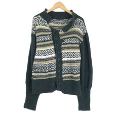 Maglione Vintage Nordico Norvegese Fair Isle In Lana Da Donna Fb5 Taglia S