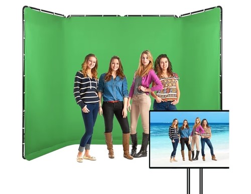 Grande schermo verde chromakey - schermo,