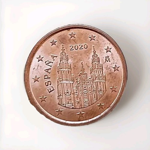 Moneta centesimi euro spagna - moneta,