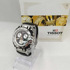 TISSOT T-Race T472 Cronografo Quarzo Quadrante Nero Cassa Acciaio Gomma