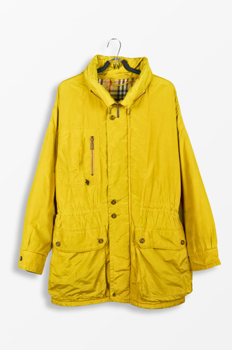 Parka uomo burberry giallo con - uomo,