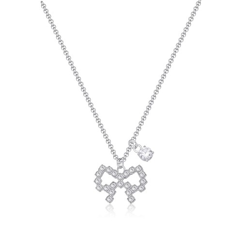 Sagapo collana fiocco acciaio - collana,