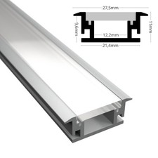 Profilo pavimento incasso