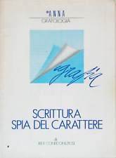 Scrittura spia del carattere Iride Conficoni Ziosi 1987 Rivista Anna Supplemento