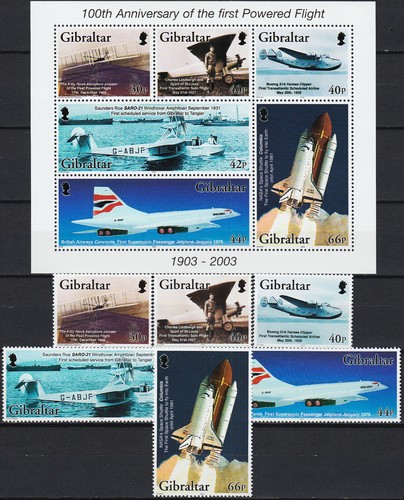 Gibilterra set s 100th ann - &,