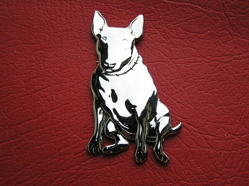 Bull terrier auto - auto, emblem