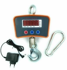 BILANCIA DIGITALE PROFESSIONALE GANCIO DINAMOMETRO MOLLA 1000 KG SOSPESA MOLLA