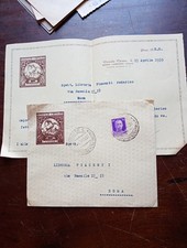 Varese VIZZOLA BONIFICA CAPRONI BUSTA CON LETTERA SPEDITA 1939.