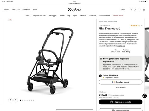 Cybex mios - cybex,