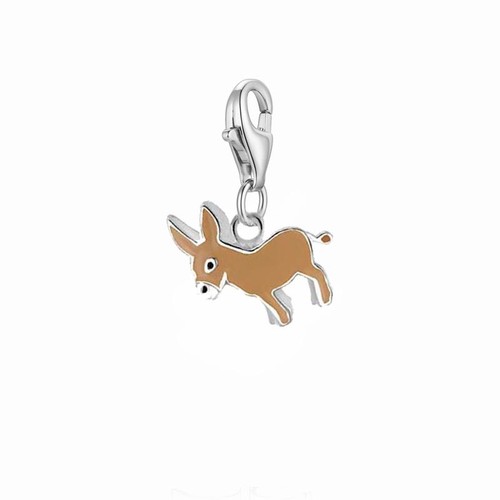 Charm ciondolo asino argento - asino,,