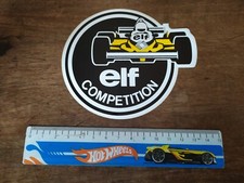 ADESIVO STICKER  VINTAGE F1  RENAULT ELF COMPETITION